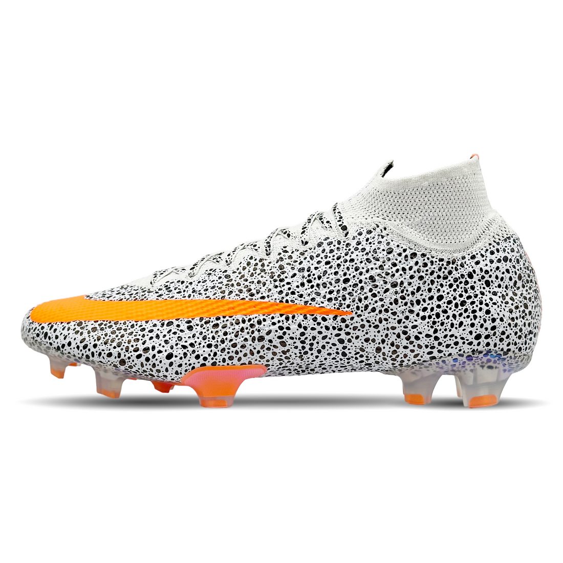 Erlebe die Spitzenleistung mit den Nike Mercurial Superfly 7 Elite CR7 FG (CQ4901-180) Fußballschuhen, jetzt auf STUNNINGBOOTS.com. Speziell für Cristiano Ronaldo entworfen, bieten diese Schuhe außergewöhnliche Geschwindigkeit, Traktion und Ballkontrolle auf festem Boden. Ideal für ambitionierte Spieler, die ihr Spiel auf das nächste Level heben wollen. Bestelle jetzt und dominiere das Spielfeld!