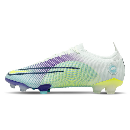 Tauche ein in die Welt des Hochleistungsfußballs mit dem Nike Mercurial Vapor 14 Elite MDS FG &quot;Dream Speed 005&quot; (CV0987-375) erhältlich auf STUNNINGBOOTS.com. Dieser Schuh bietet nicht nur erstklassige Performance auf festem Boden, sondern auch ultimativen Komfort und Grip. Mit seinem innovativen Design und hochwertigen Materialien ist er die perfekte Wahl für anspruchsvolle Spieler. Bestelle jetzt und erlebe, wie dieser Schuh dein Spiel auf ein neues Level hebt!