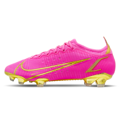 Entdecke die Nike Mercurial Vapor 14 Elite FG &quot;By You&quot; (DD0318-661) auf STUNNINGBOOTS.com. Diese Fußballschuhe sind ideal für Spieler, die ultimative Geschwindigkeit und präzise Traktion auf festem Boden suchen. Sie bieten eine innovative Konstruktion mit einem leichten Obermaterial, das sich deinem Fuß perfekt anpasst. Die fortschrittliche Sohle sorgt für explosive Beschleunigung und schnelle Richtungswechsel. Perfekt für ambitionierte Spieler, die ihr Spiel auf das nächste Level heben wollen. Hol dir dein