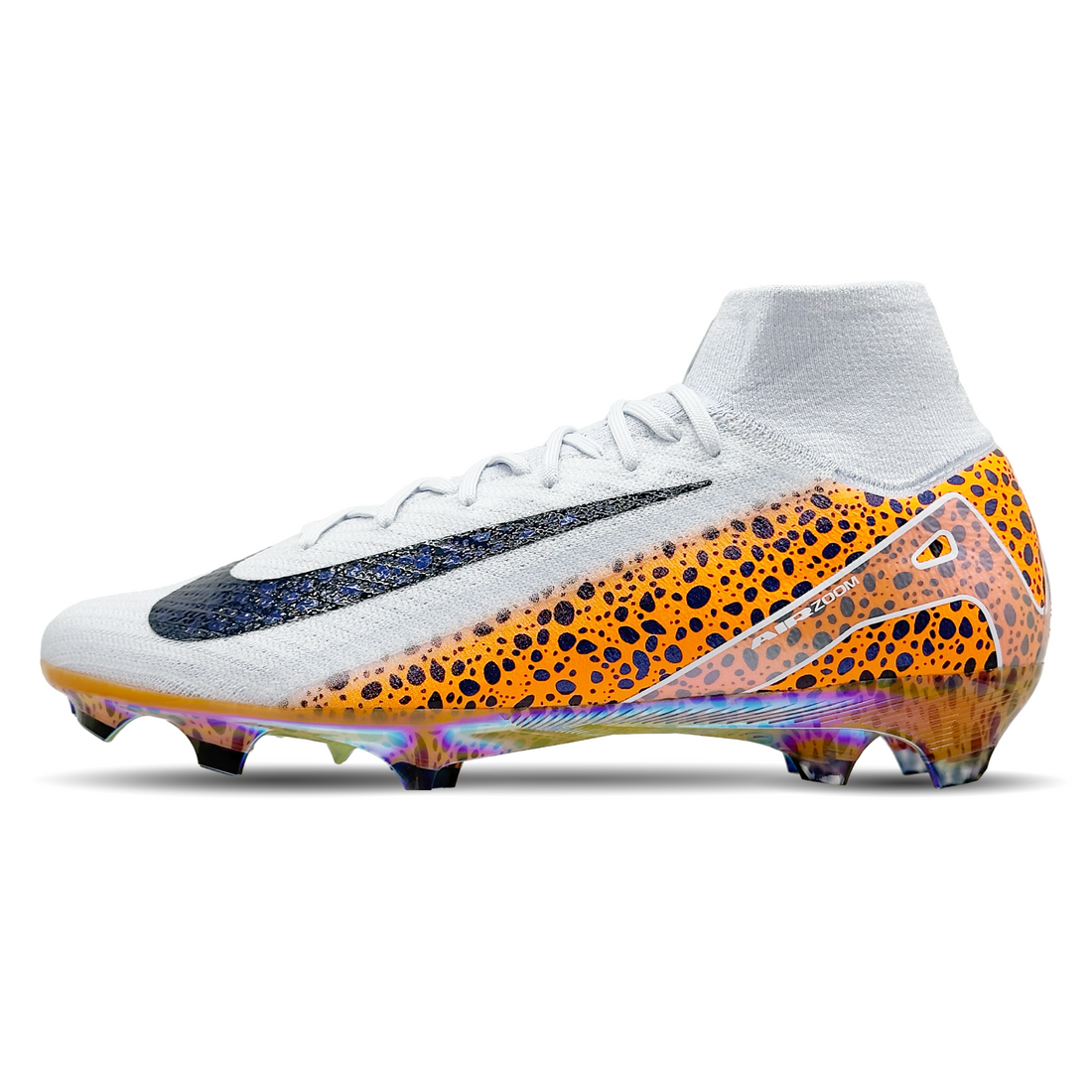 Die Nike Mercurial Zoom Superfly 10 Elite FG (FQ8311-900) bieten dir herausragende Geschwindigkeit und Kontrolle auf festen Böden. Das innovative Design und die Zoom Air-Technologie sorgen für explosive Bewegungen und optimale Traktion. Perfekt für schnelle Spieler, die auf dem Platz dominieren wollen. Hol sie dir jetzt auf STUNNINGBOOTS.com.