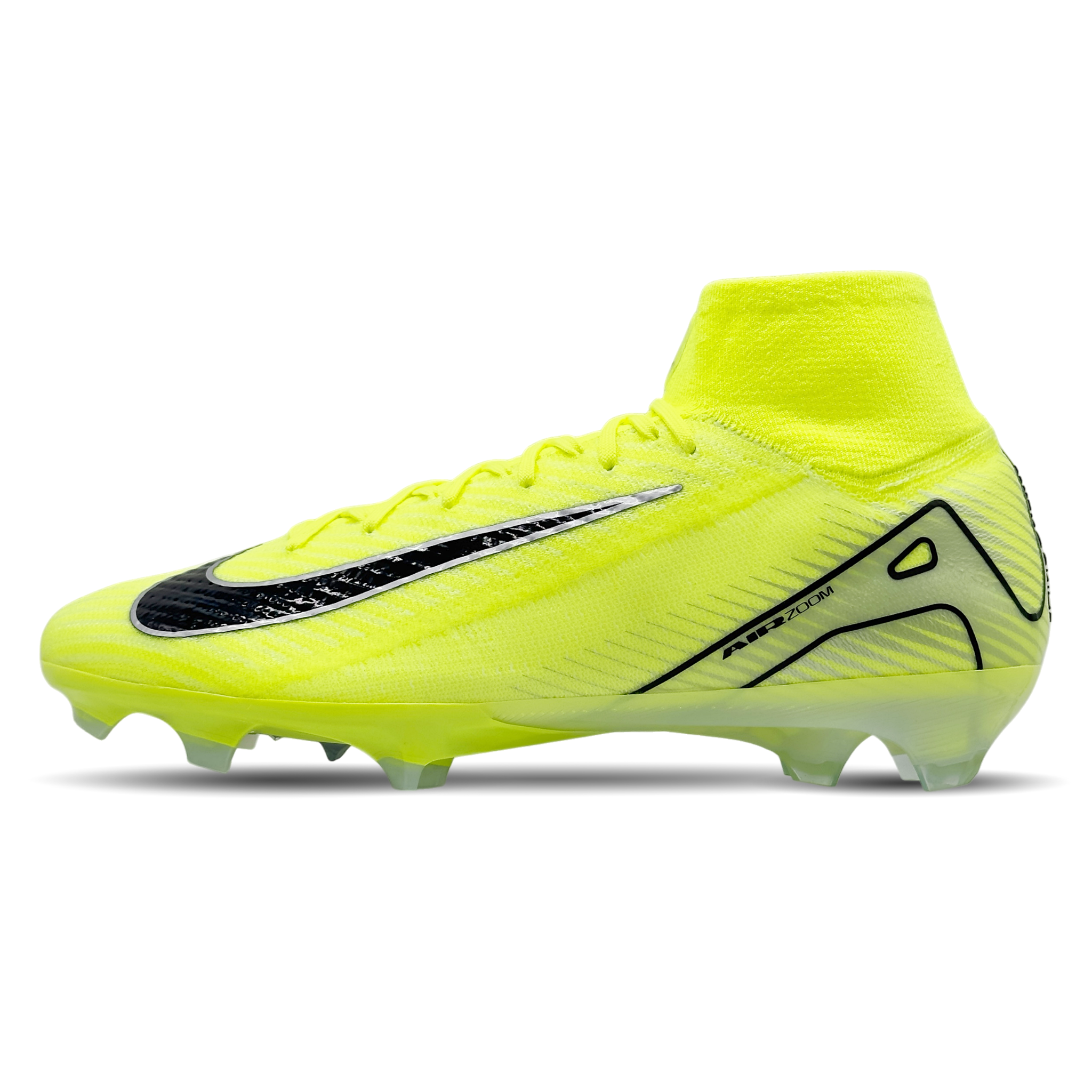 Erlebe Höchstgeschwindigkeit und Präzision mit den Nike Mercurial Zoom Superfly 10 Elite FG Fußballschuhen (FQ1454-700). Diese innovativen Schuhe bieten dir einen explosiven Antritt und perfekte Kontrolle auf festem Rasen. Das leichte Design, kombiniert mit einem atmungsaktiven Obermaterial und dem Dynamic Fit-Kragen, sorgt für optimalen Komfort und Stabilität. Dank der Zoom Air-Einheit erhältst du zusätzlichen Antrieb bei jedem Schritt. Perfekt für Spieler, die das Spiel dominieren wollen. Erhältlich auf S