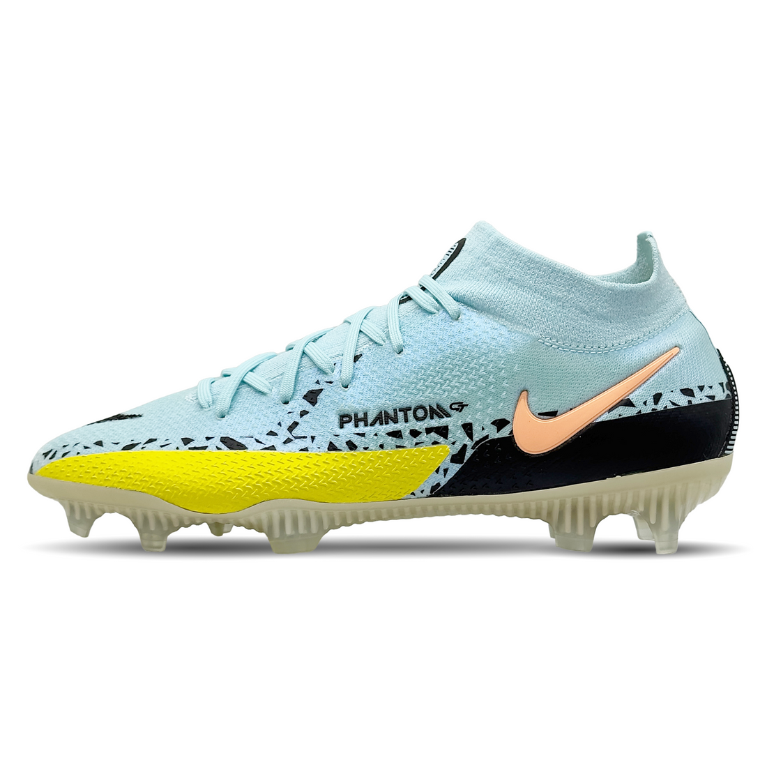 Entdecke die Nike Phantom GT2 Elite DF FG Fußballschuhe (CZ9889-407) für präzise Ballkontrolle und Geschwindigkeit. Der Dynamic Fit Kragen und das verbesserte Texturobermaterial bieten optimalen Halt und Gefühl für den Ball. Perfekt für Spieler, die Technik und Tempo kombinieren. Jetzt bei STUNNINGBOOTS.com erhältlich!