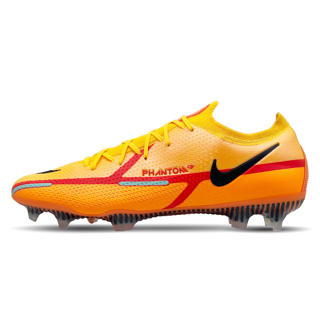 Erlebe ultimative Kontrolle und Präzision auf dem Platz mit den Nike Phantom GT2 Elite FG Fußballschuhen (CZ9890-808). Ihr innovatives Design maximiert die Ballkontrolle, während das Flyknit für eine perfekte Passform und Wendigkeit sorgt. Ideal für Spieler, die ihre Technik perfektionieren und das Spiel dominieren möchten. Verfügbar bei STUNNINGBOOTS.com.