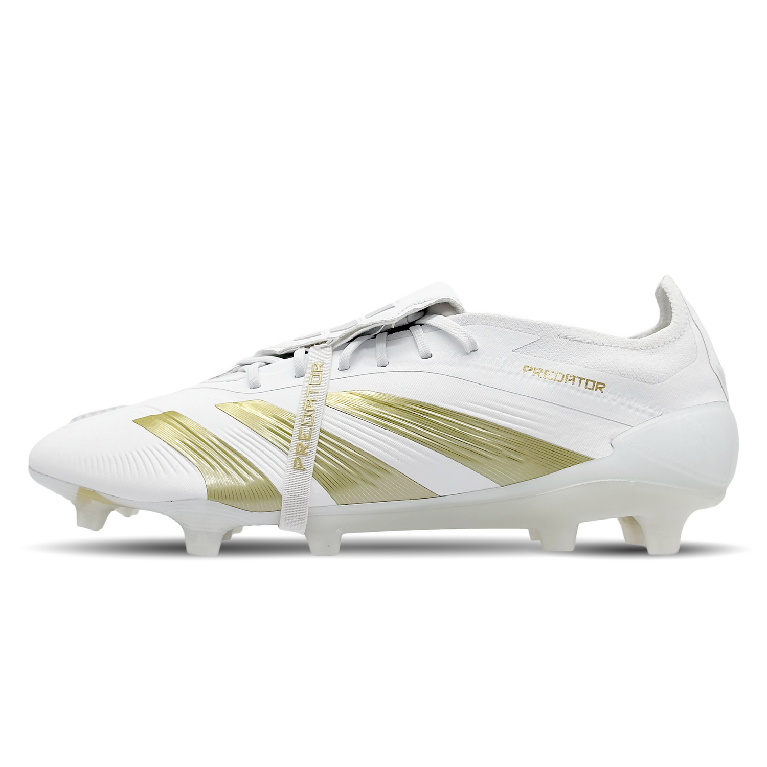 Entdecke die adidas Predator Elite FT FG Fußballschuhe (IF6445) auf STUNNINGBOOTS.com. Diese Fußballschuhe bieten erstklassige Kontrolle und Präzision auf festem Boden. Mit einem innovativen Design und hochwertigen Materialien sorgen sie für optimalen Halt und Komfort. Das nahtlose Obermaterial und die fortschrittliche Sohlenkonstruktion verbessern dein Spiel. Erhältlich auf STUNNINGBOOTS.com.