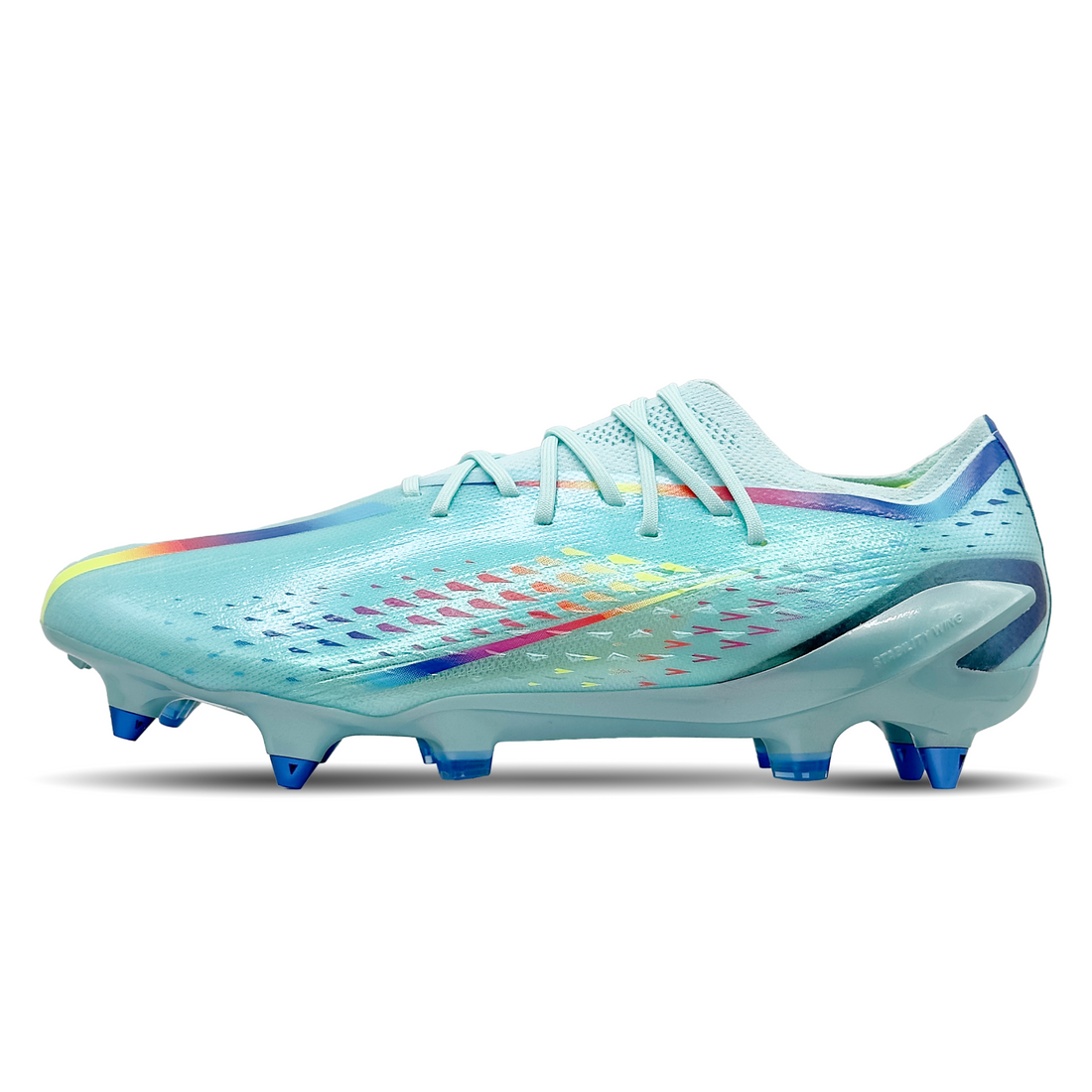 Tauche ein in eine Welt voller Geschwindigkeit und Präzision mit den adidas X Speedportal.1 SG Fußballschuhen (GW8442). Mit ihrer revolutionären Konstruktion und den innovativen Technologien bieten sie ultimative Wendigkeit und explosive Beschleunigung auf weichen Bodenverhältnissen. Erobere den Platz und dominiere das Spiel mit unübertroffener Leistung. Jetzt auf STUNNINGBOOTS.com erhältlich!